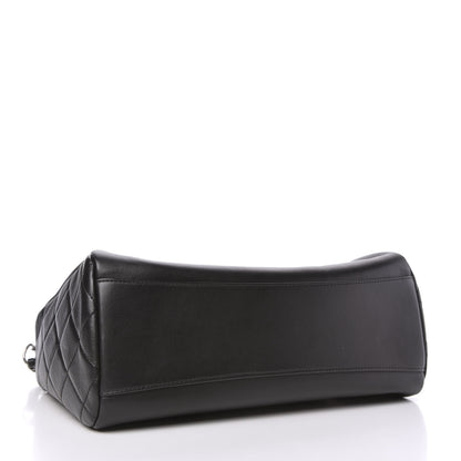 Chanel Calfskin Chain 20s Signature Hobo Black 4 of 11