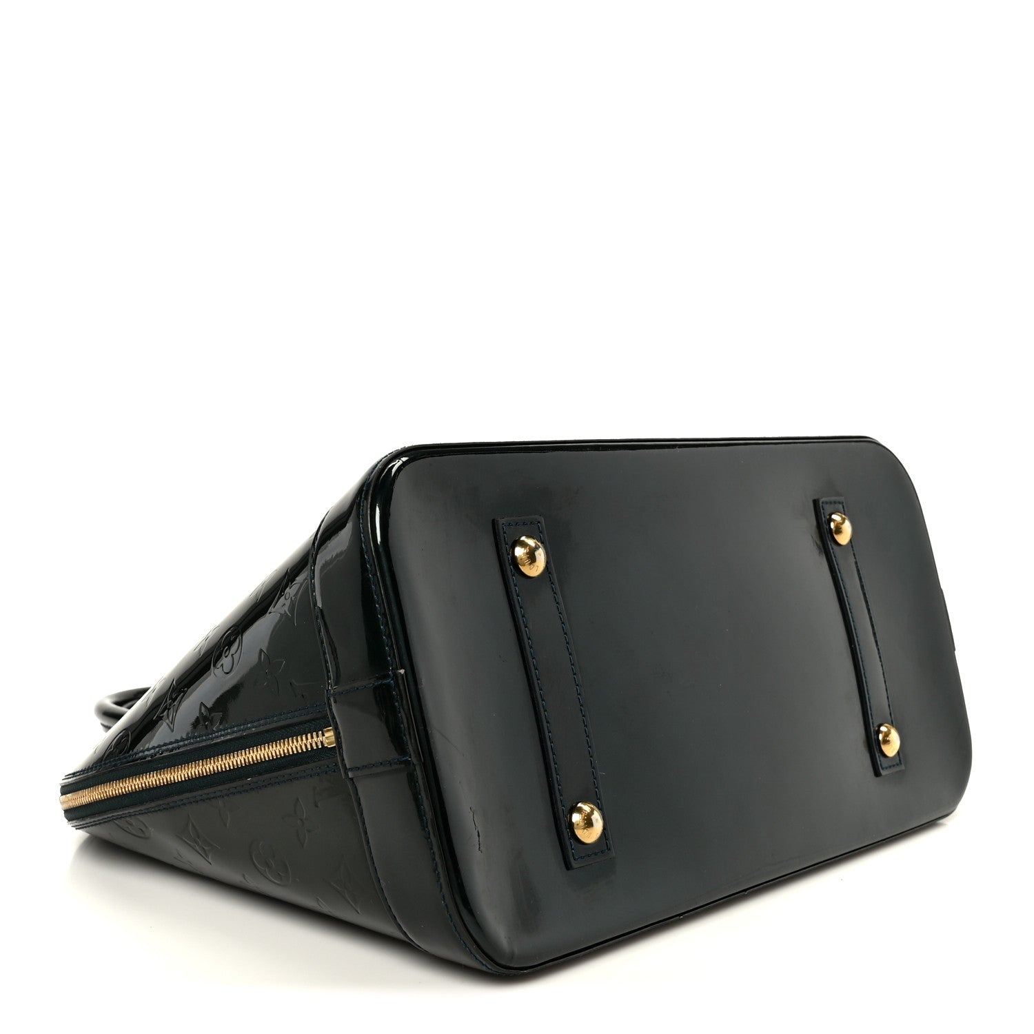 Louis Vuitton Vernis Alma GM Noir Magnetique 4 of 12