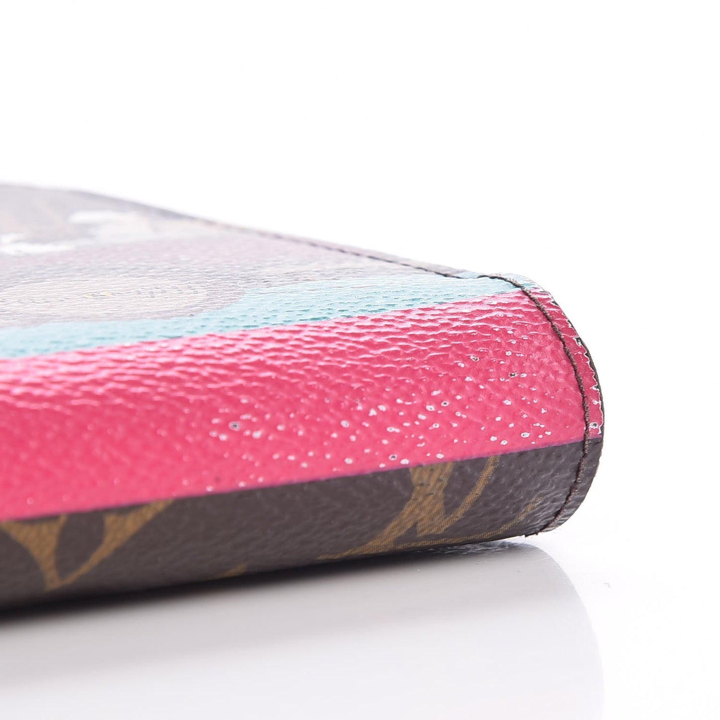 Monogram 2015 Christmas Animation Zippy Wallet Hibiscus