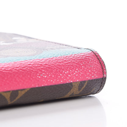 Louis Vuitton Monogram 2015 Christmas Animation Zippy Wallet Hibiscus 7 of 10