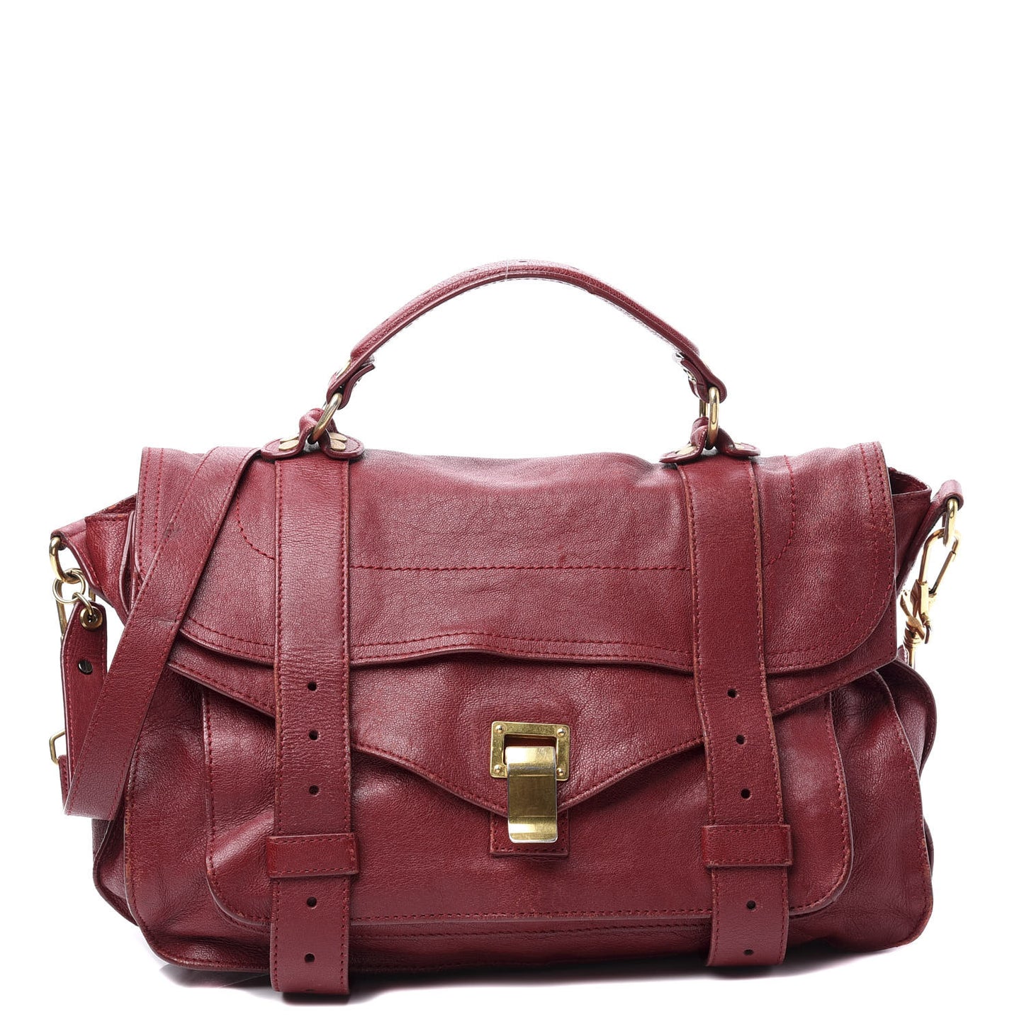 Lambskin Medium PS1 Satchel Chianti