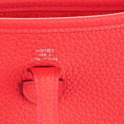 Hermes Taurillon Clemence Evelyne III TPM Bougainvillea 6 of 7