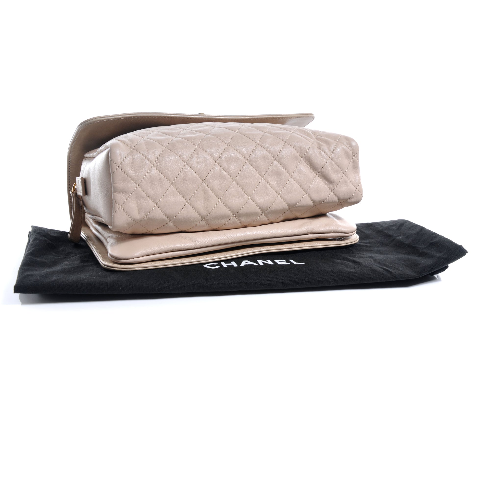 Chanel Calfskin Small Flap Beige 4 of 7