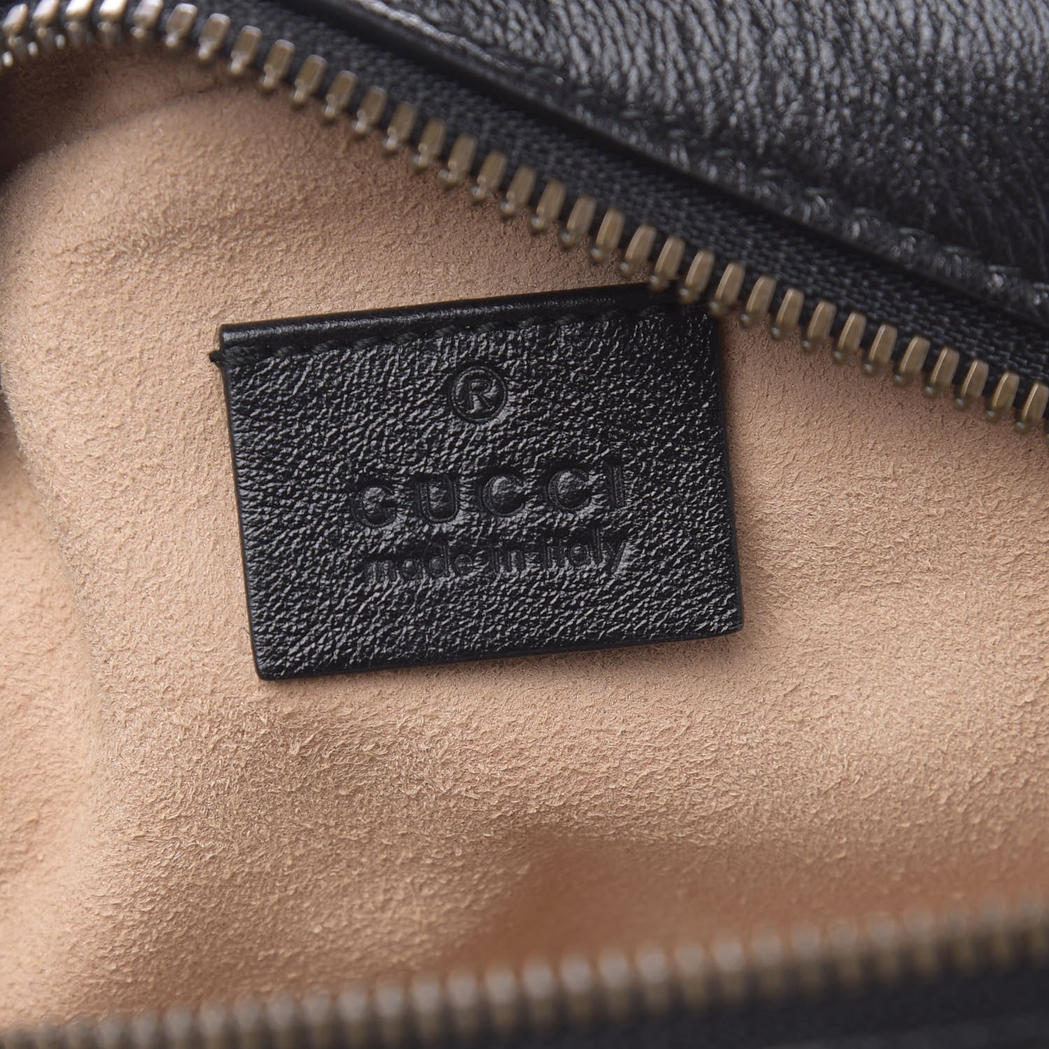 Gucci Azalea Calfskin Matelasse Diagonal Patchwork Mini Torchon GG Marmont Round Shoulder Bag Black Beige Romantic Cerise 6 of 11