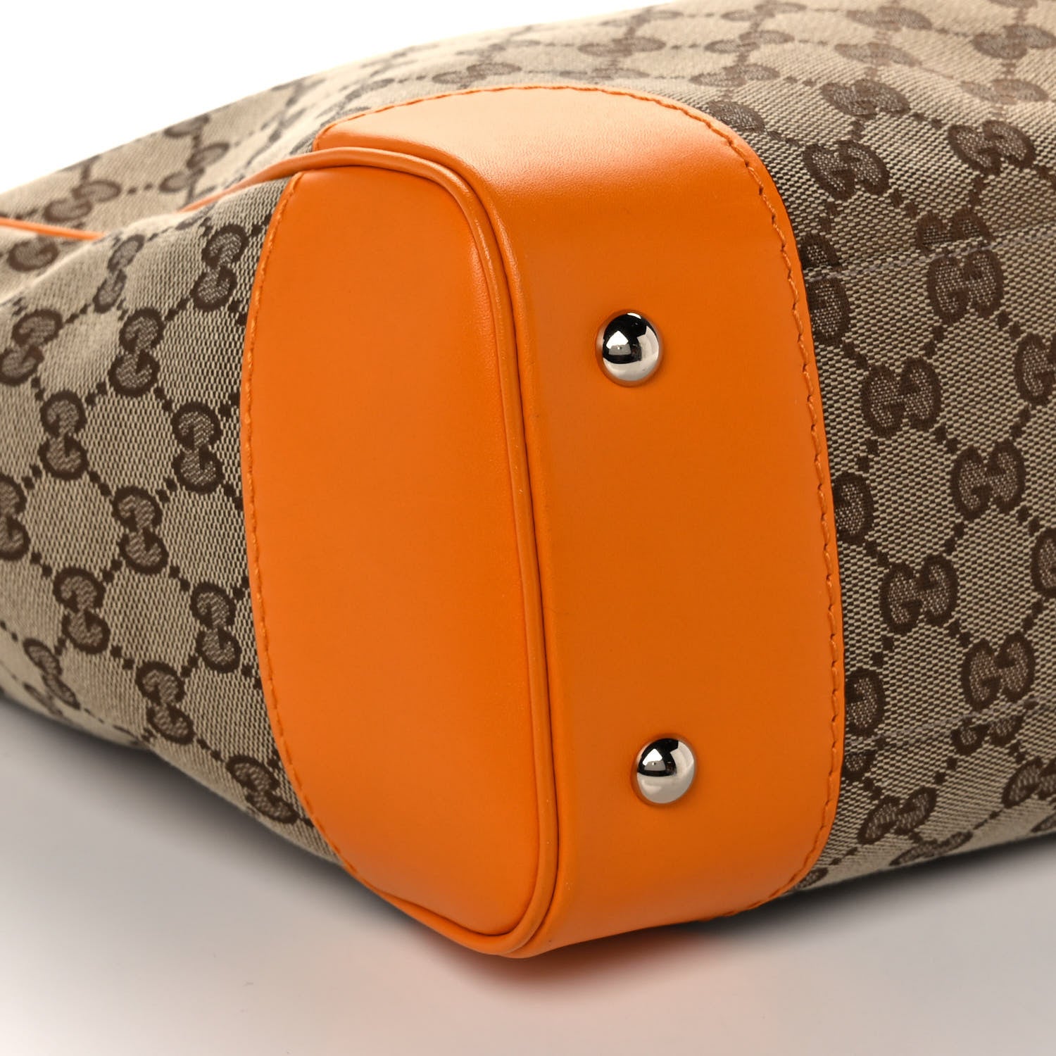 Gucci Monogram Web Medium Mayfair Tote Orange 8 of 11