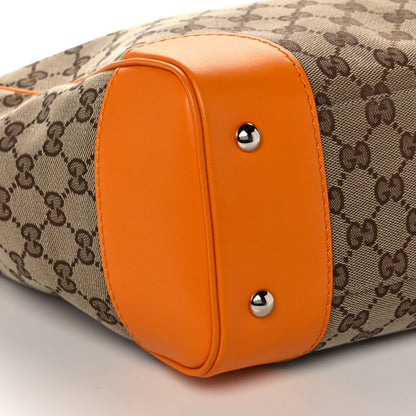 Gucci Monogram Web Medium Mayfair Tote Orange 8 of 11