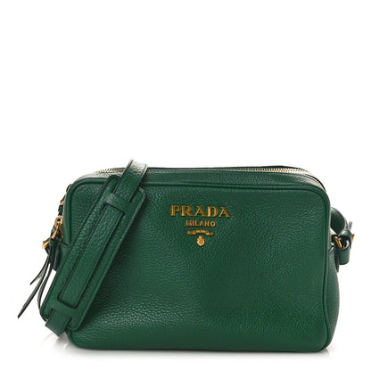 Prada Vitello Phenix Camera Bag Biliardo 1 of 11