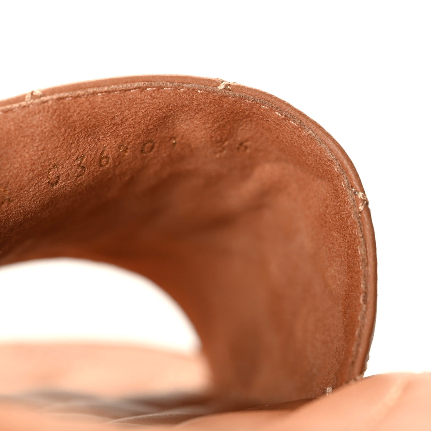 Lambskin Quilted CC Mules Sandals 36 Brown