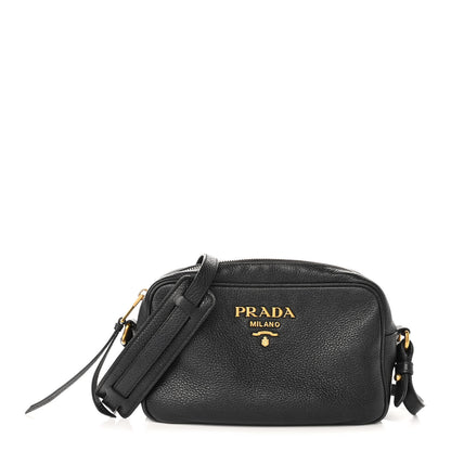 Prada Vitello Phenix Camera Bag Black 1 of 11