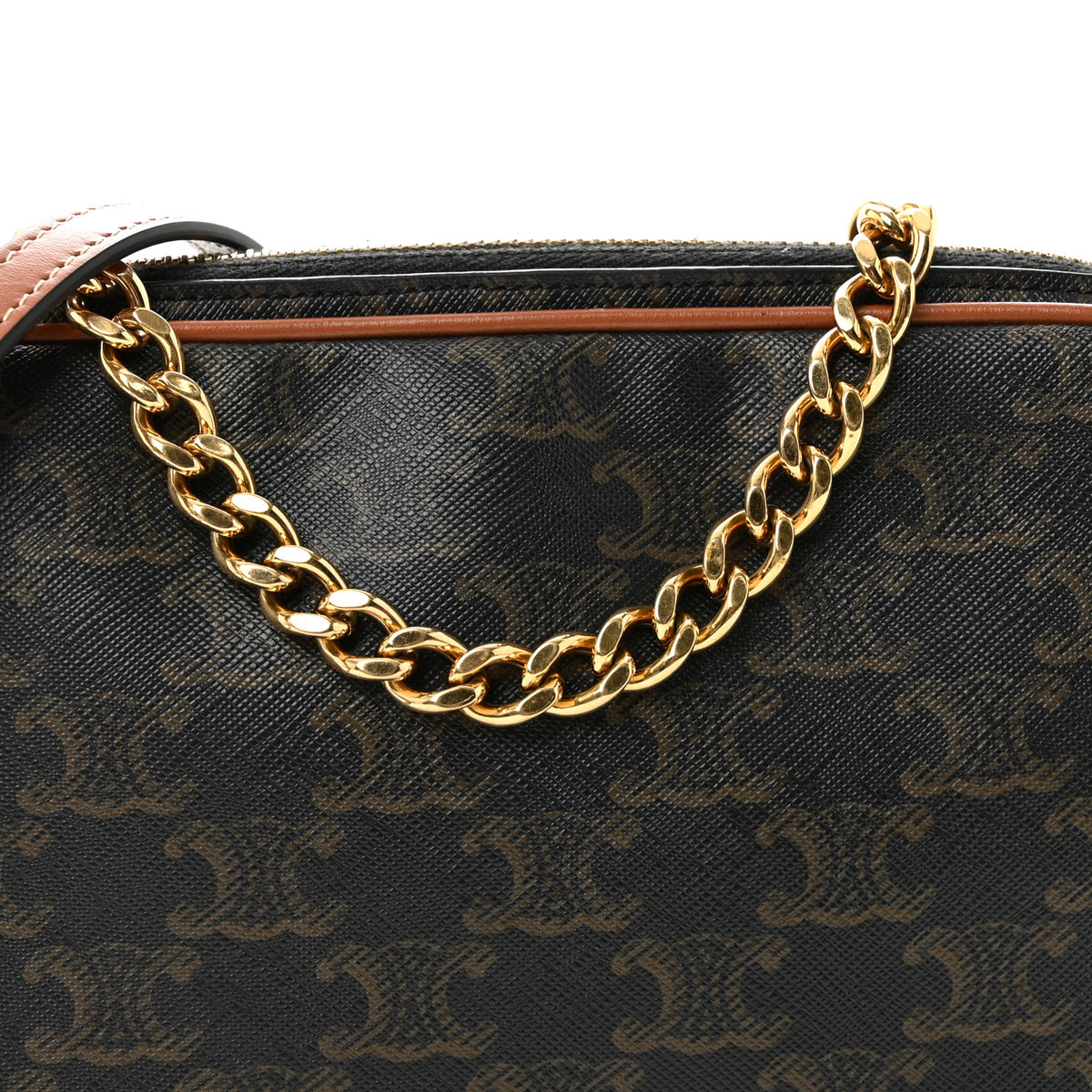 Celine Triomphe Canvas Multibag Tan 7 of 9
