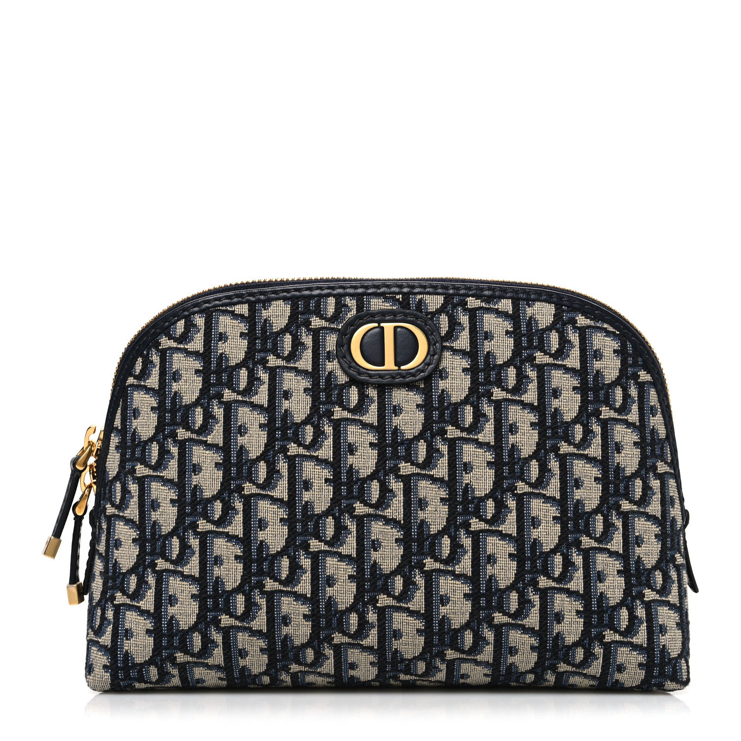 Christian Dior Oblique 30 Montaigne Aphrodite Cosmetic Pouch Blue 1 of 7
