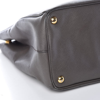 Prada Saffiano Medium Galleria Double Zip Tote Grafite 11 of 16
