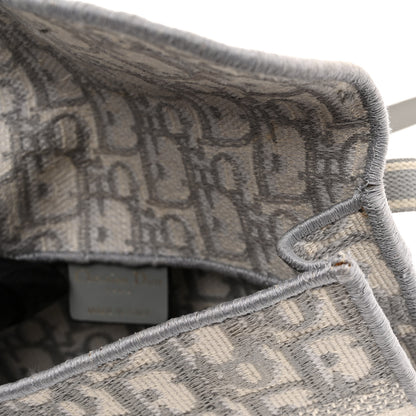 Christian Dior Oblique Slim Saddle Pouch Grey Grey 10 of 10