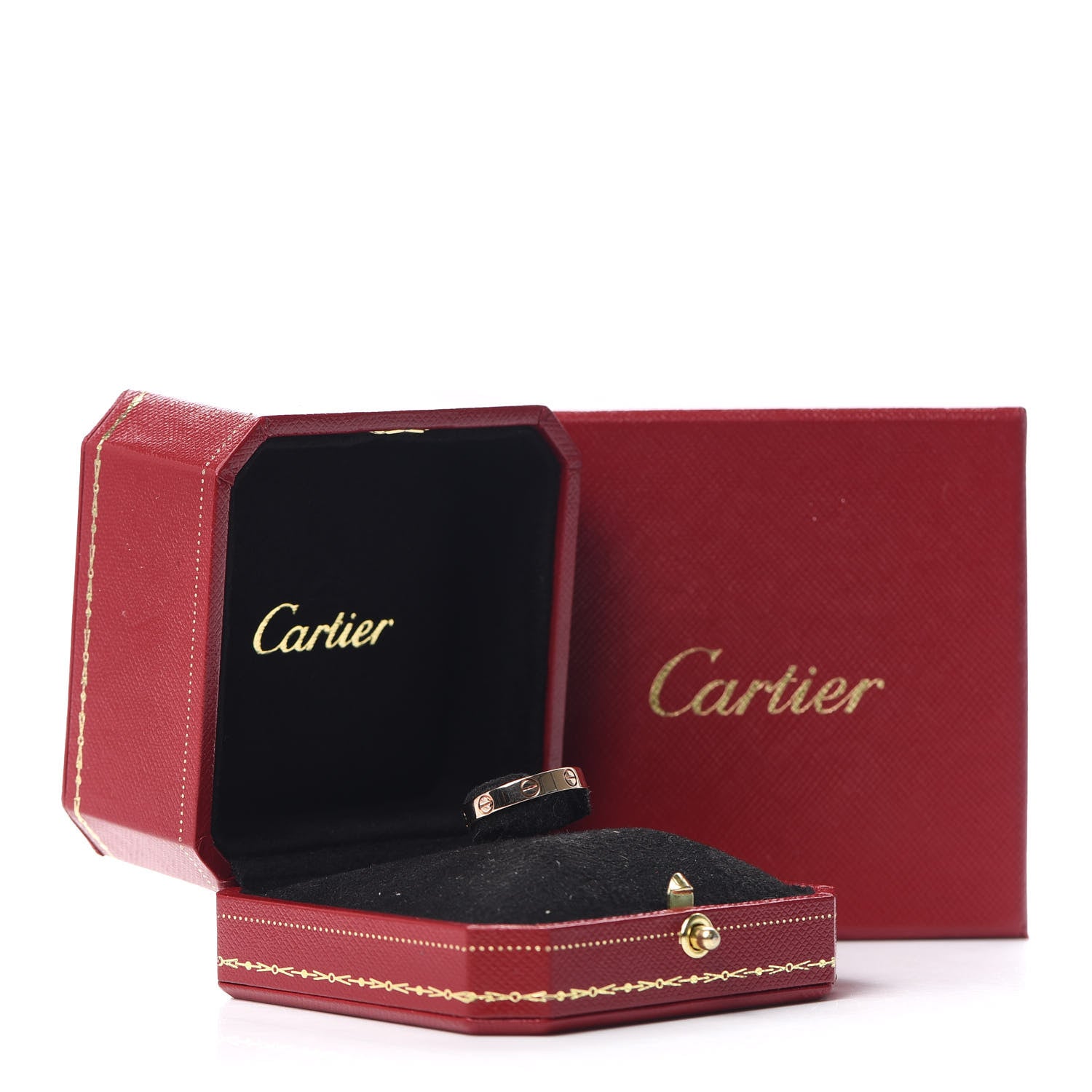 Cartier 18K Pink Gold 3.5mm LOVE Wedding Band Ring 54 7 5 of 5