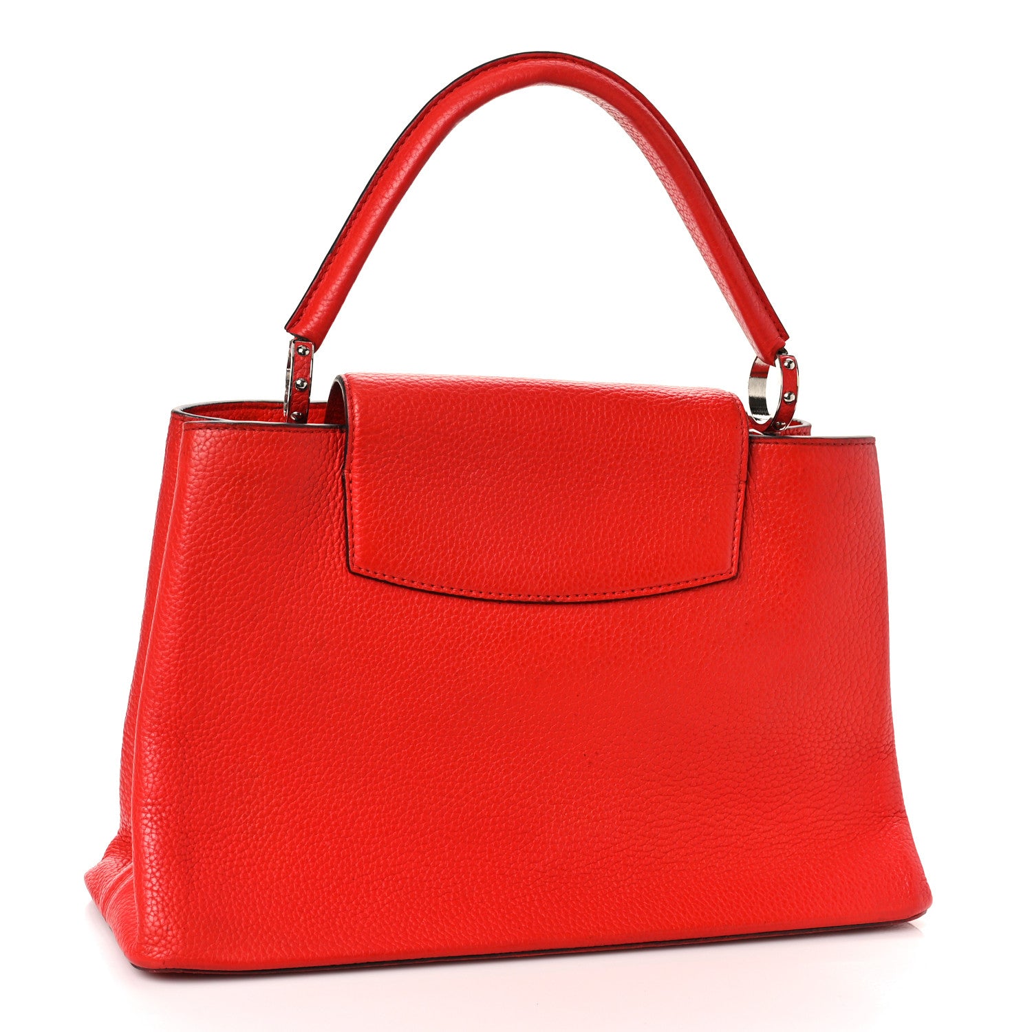 Louis Vuitton Taurillon Capucines MM Coquelicot 2 of 10