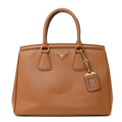 Prada Saffiano Lux Parabole Tote Caramel 1 of 17