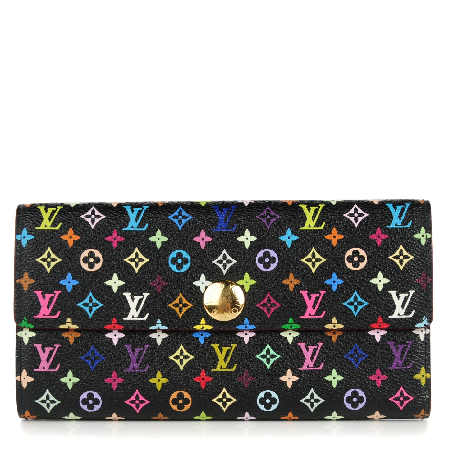 Monogram Multicolor Sarah Wallet Black
