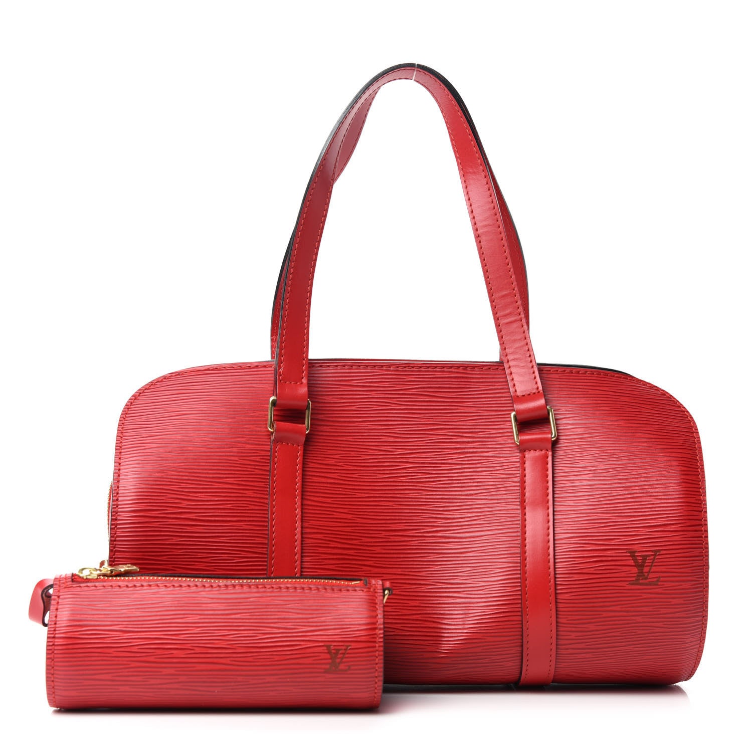 Louis Vuitton Epi Soufflot Castillan Red 1 of 11
