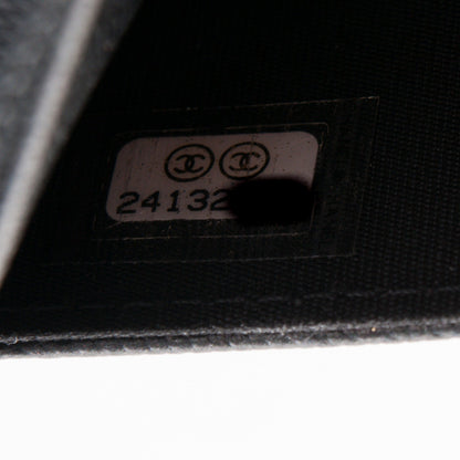 Chanel Caviar Quilted Boy Wallet On Chain WOC So Black 8 of 8