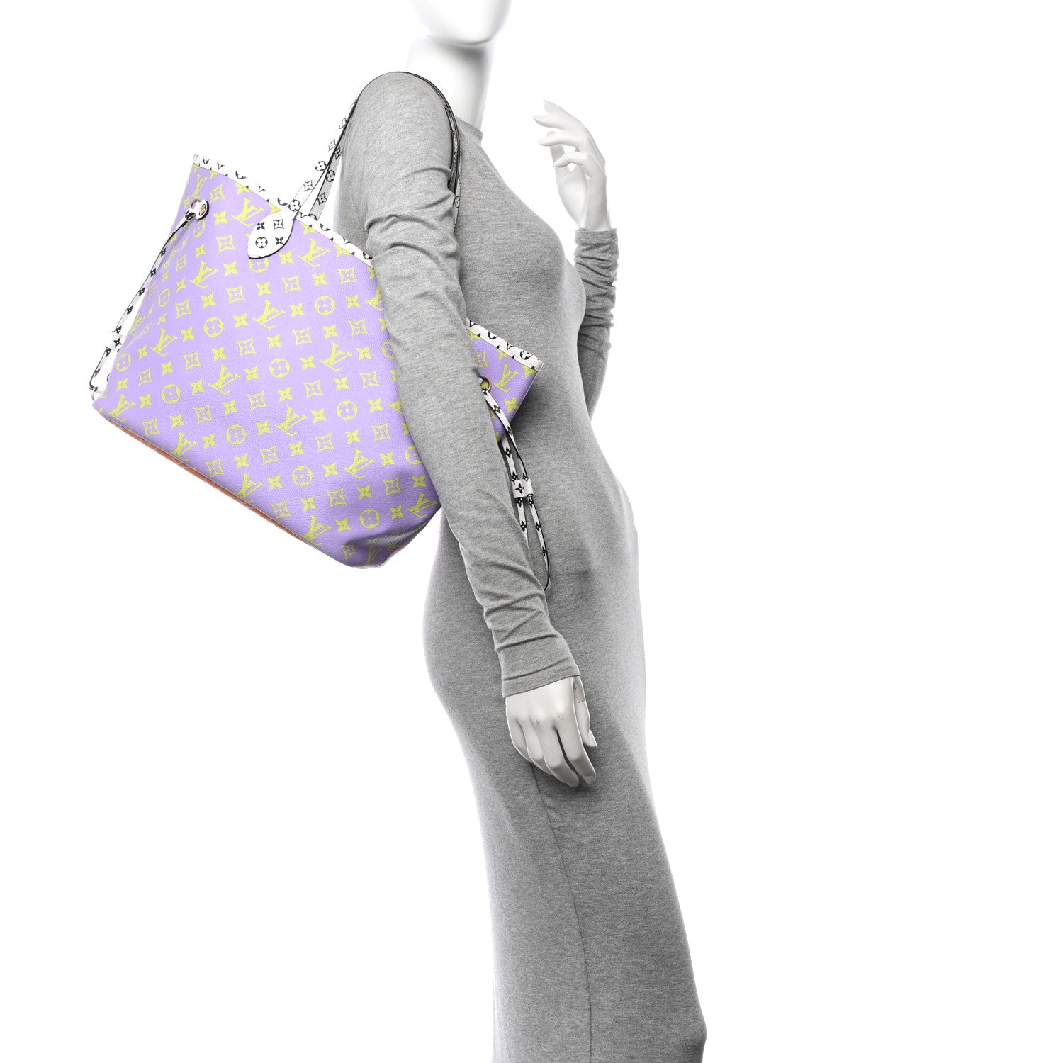 Louis Vuitton Monogram Giant Neverfull MM Pink Lilac 2 of 12