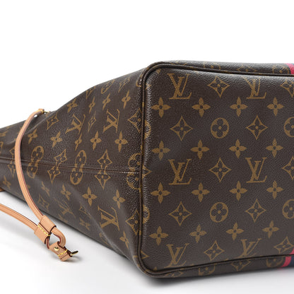 Louis Vuitton Monogram My LV Heritage Neverfull GM Blue Marine Fuchsia 5 of 9