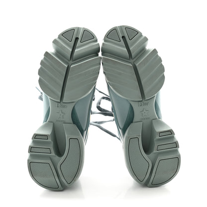 Christian Dior Neoprene Rubber Womens D-Connect Sneakers 36 Water Grey 5 of 9