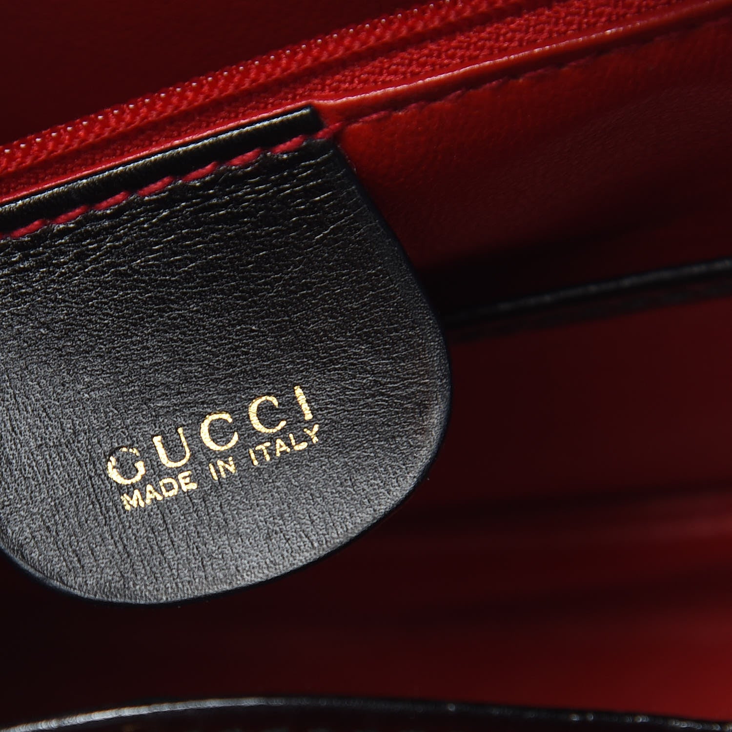 Gucci Calfskin Bamboo Top Handle Bag Black 7 of 17
