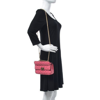 Valentino Garavani Nappa Small Rockstud Spike Shoulder Bag Shadow Pink 2 of 6