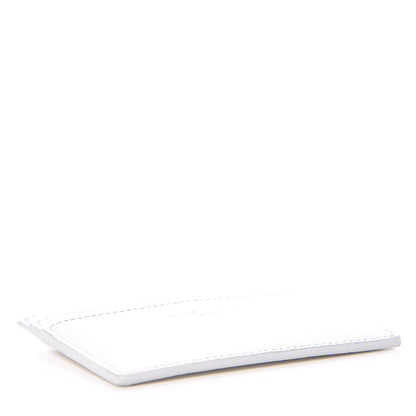 Saint Laurent Grain De Poudre Card Case White 4 of 7