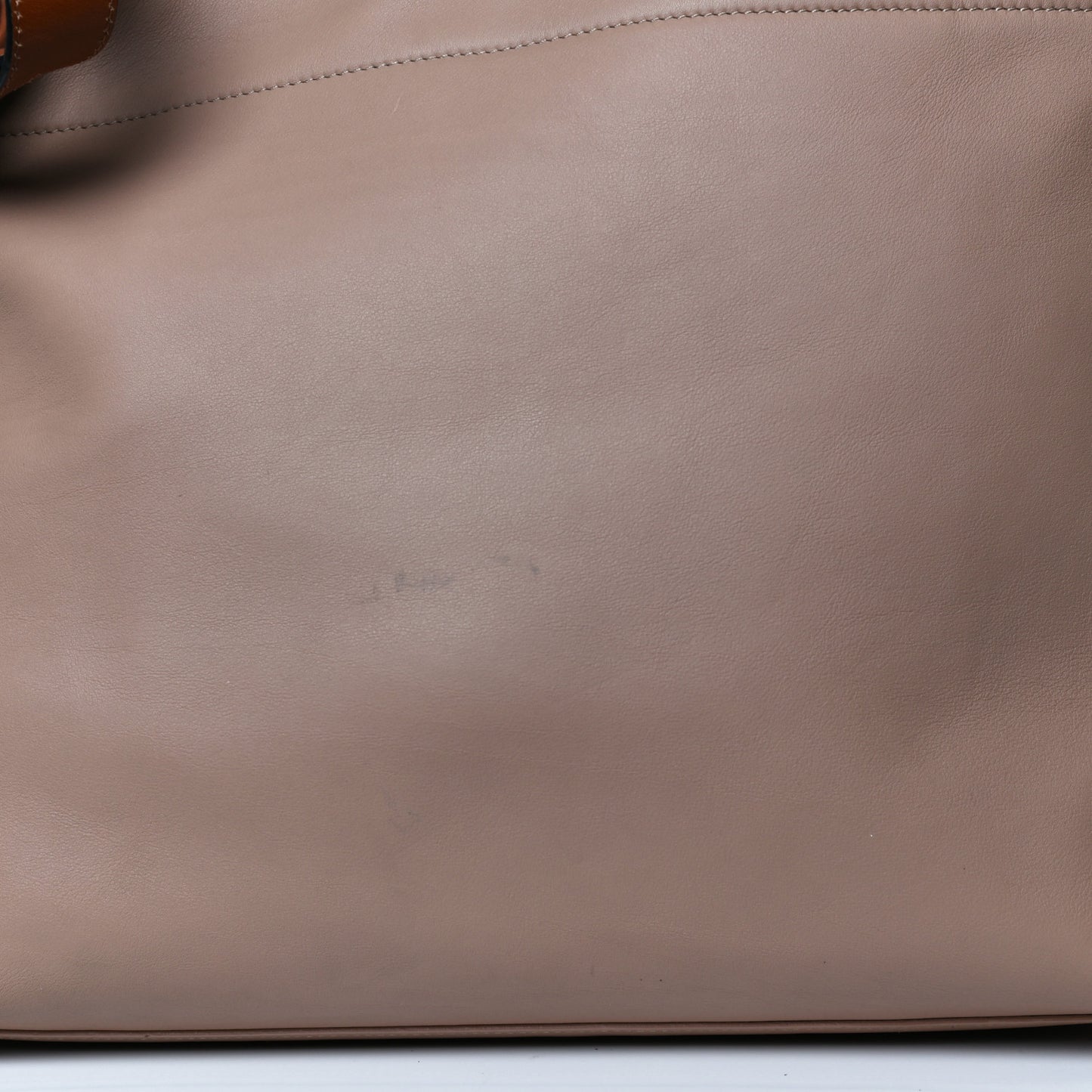 Calfskin Fisherman Hook Drawstring Hobo Bag Blush Nude