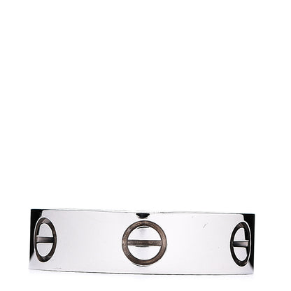 Cartier 18K White Gold 5.5mm LOVE Ring 56 7.5 2 of 4