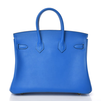 Hermes Swift Birkin 25 Bleu Hydra 4 of 37