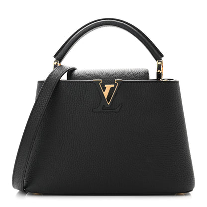 Louis Vuitton Taurillon Capucines BB Black 1 of 10