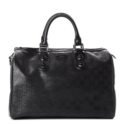 Gucci Imprime Monogram Medium Joy Stud Boston Black 1 of 10