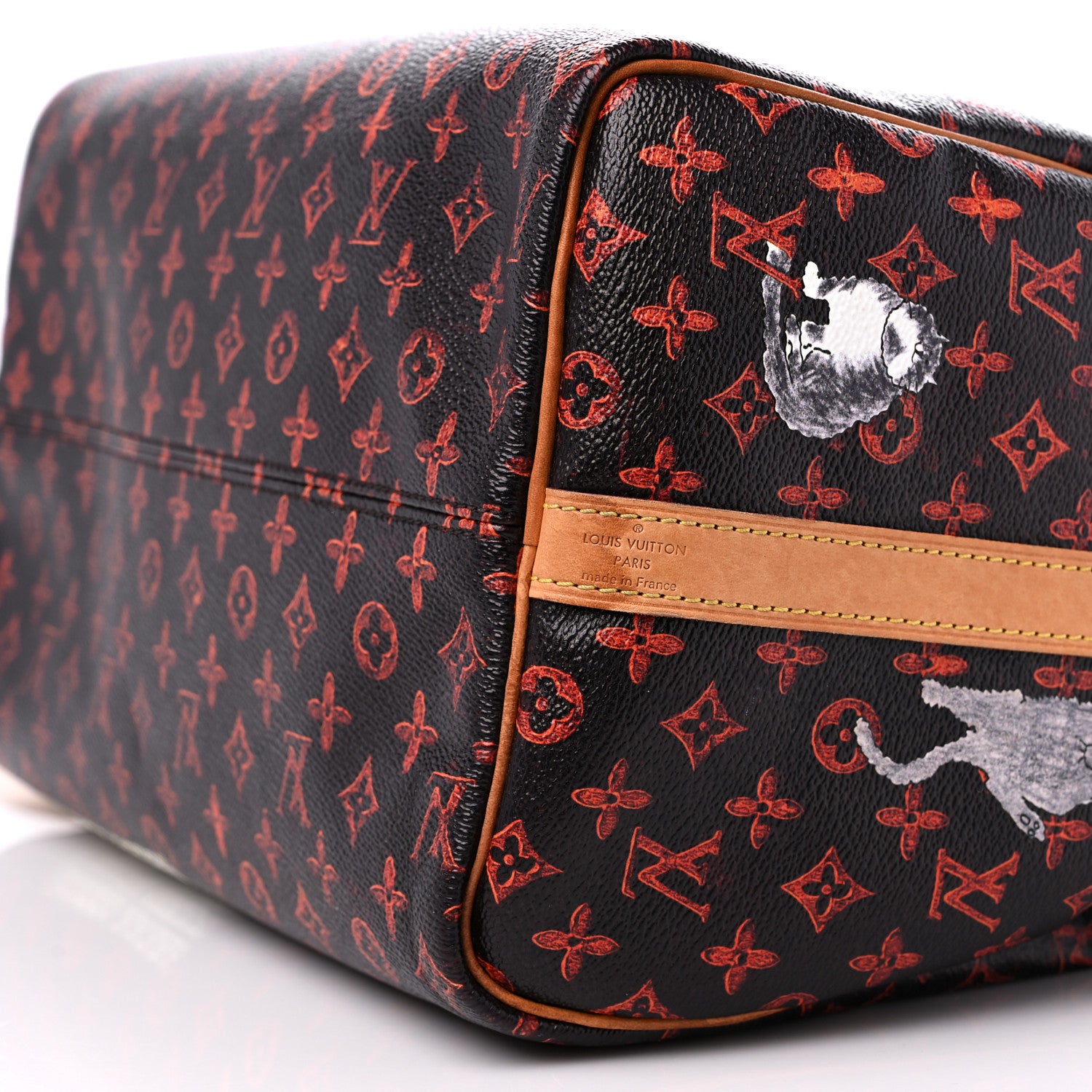 Louis Vuitton Catogram Speedy Bandouliere 30 Marron 9 of 16
