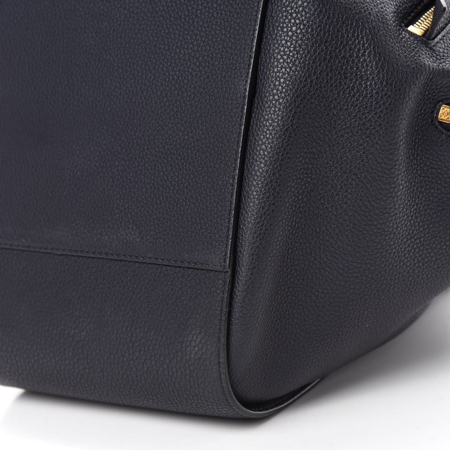 Calfskin Small Hammock Shoulder Bag Midnight Blue Black