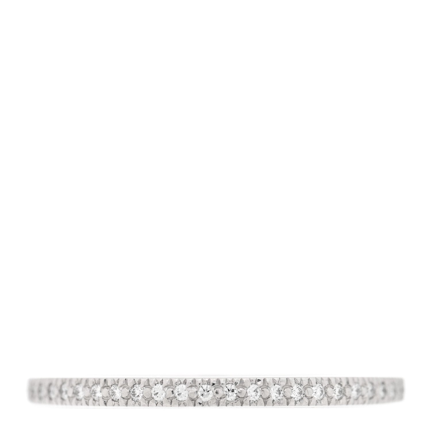 Tiffany Platinum Diamond Full Eternity Band Ring 49 5 1 of 5