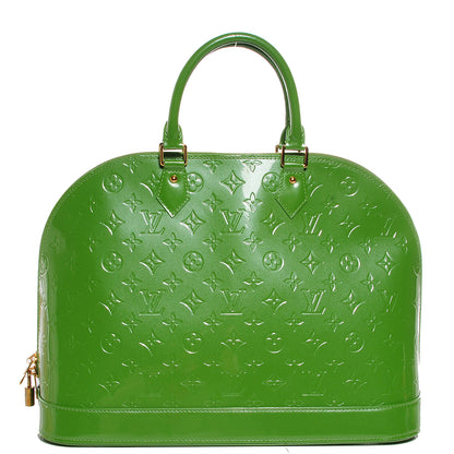 Louis Vuitton Vernis Alma GM Vert Tonic 1 of 7