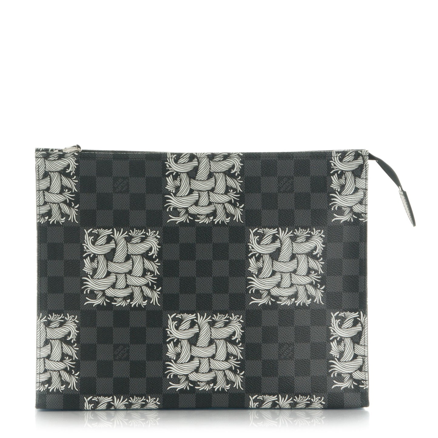 Damier Graphite Rope Pochette Voyage White