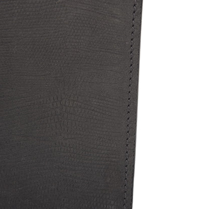 Saint Laurent Lizard Calfskin Embossed Classic Y Clutch Black 11 of 14