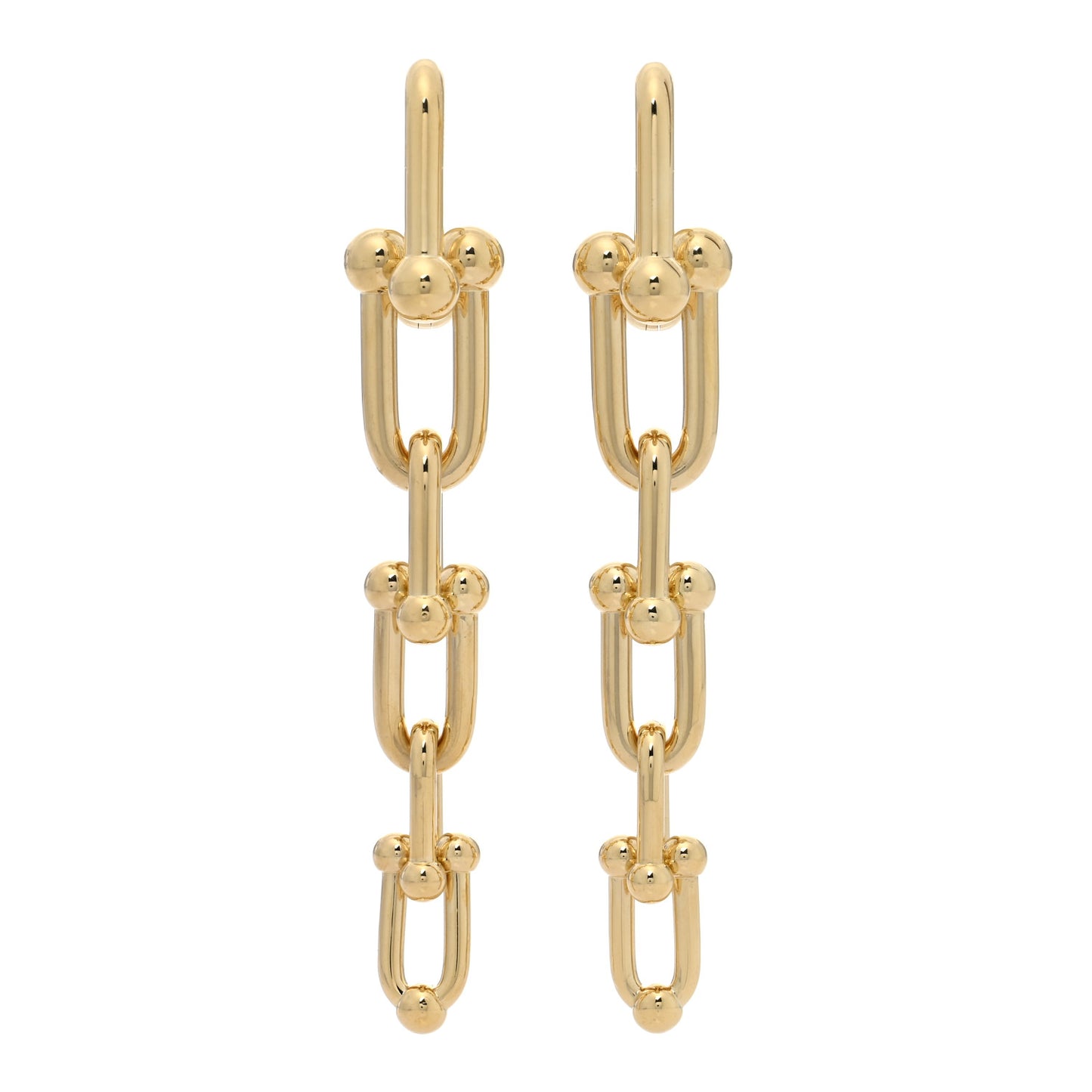 18K Yellow Gold HardWear Graduated Link Earrings