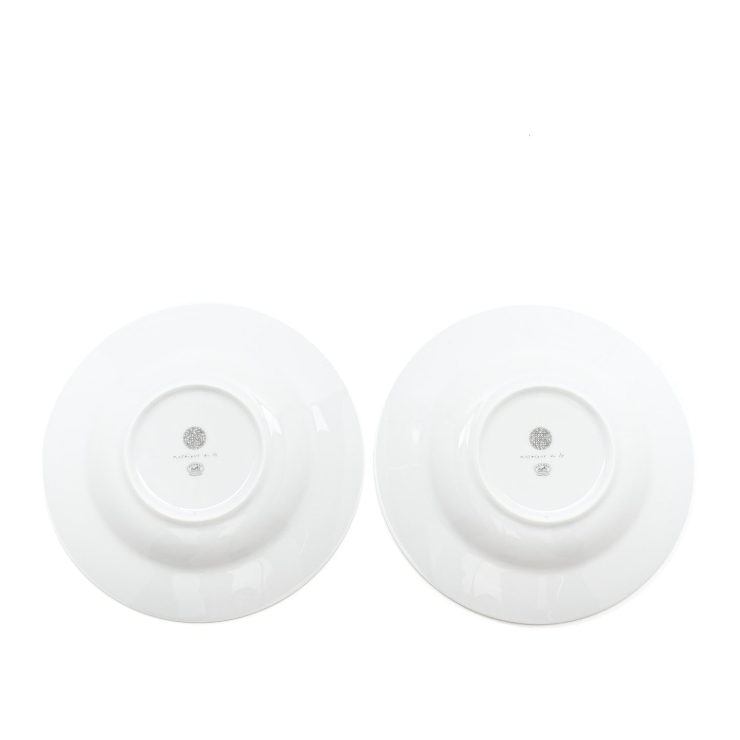 Porcelain Mosaique Au 24 Platine Soup Bowl Set of 2