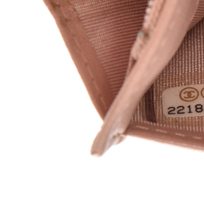 Chanel Iridescent Calfskin Quilted Boy Yen Wallet Light Pink 8 of 11