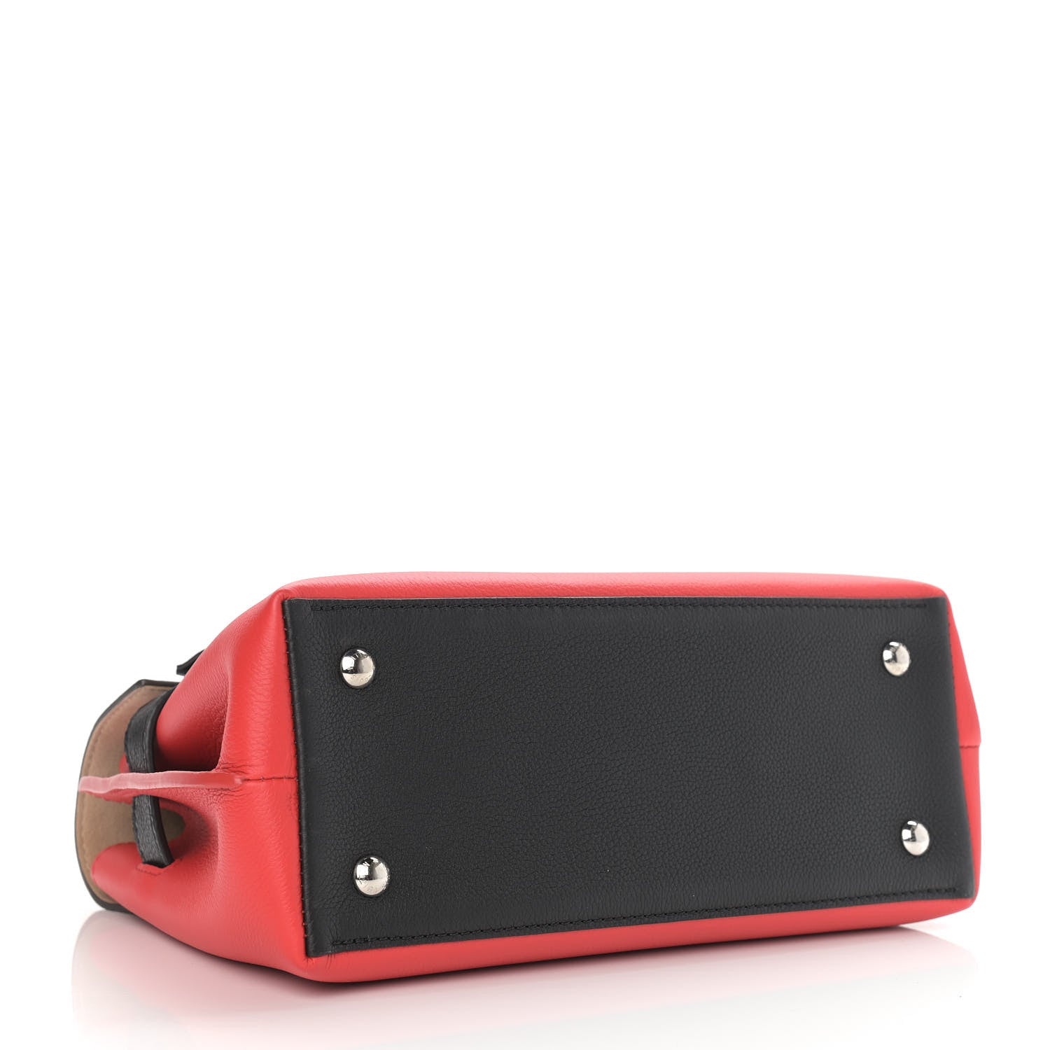 Louis Vuitton Soft Calfskin Lockme Ever BB Kabuki Red Quartz Black 4 of 8