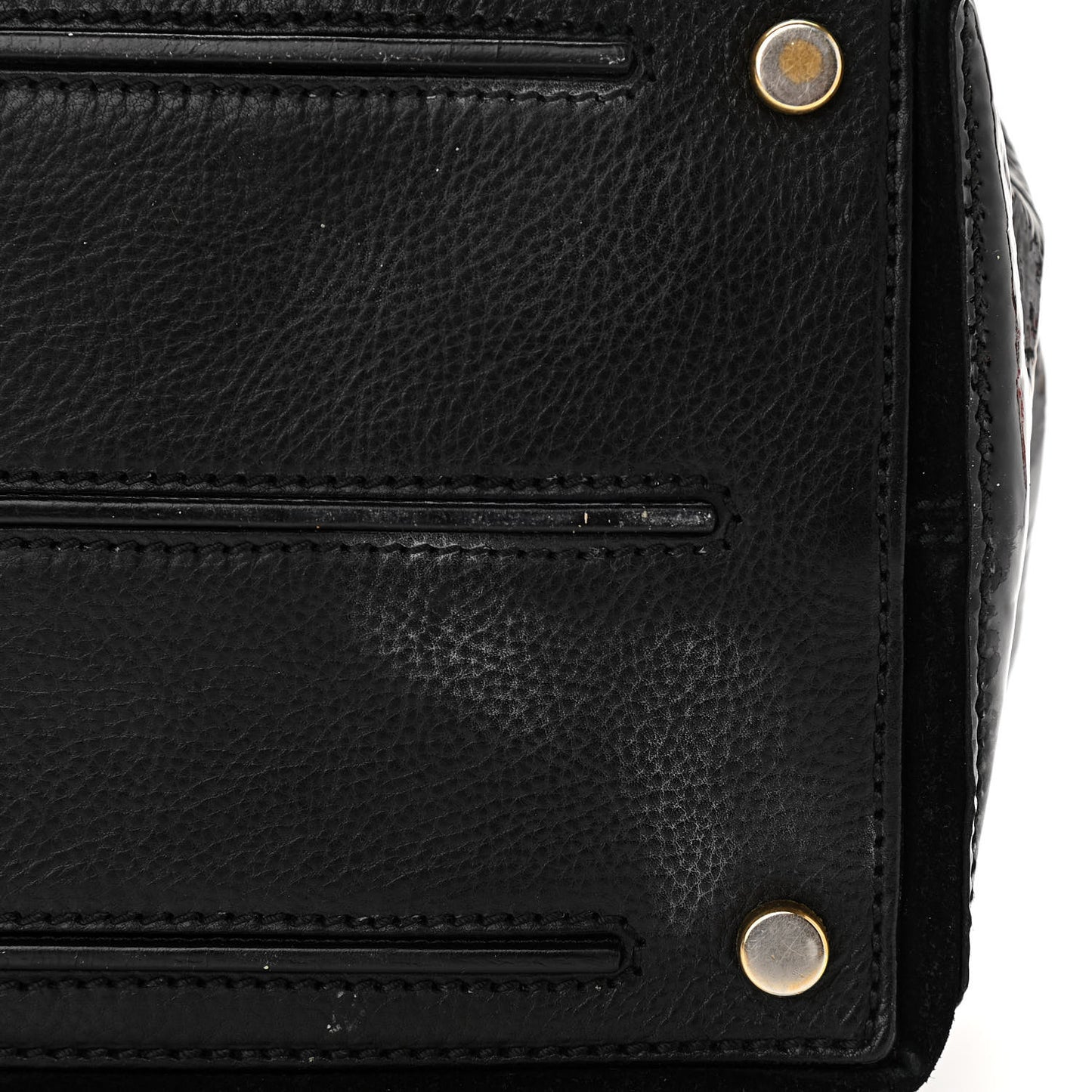 Pony Hair Patent Medium Muse Two Black