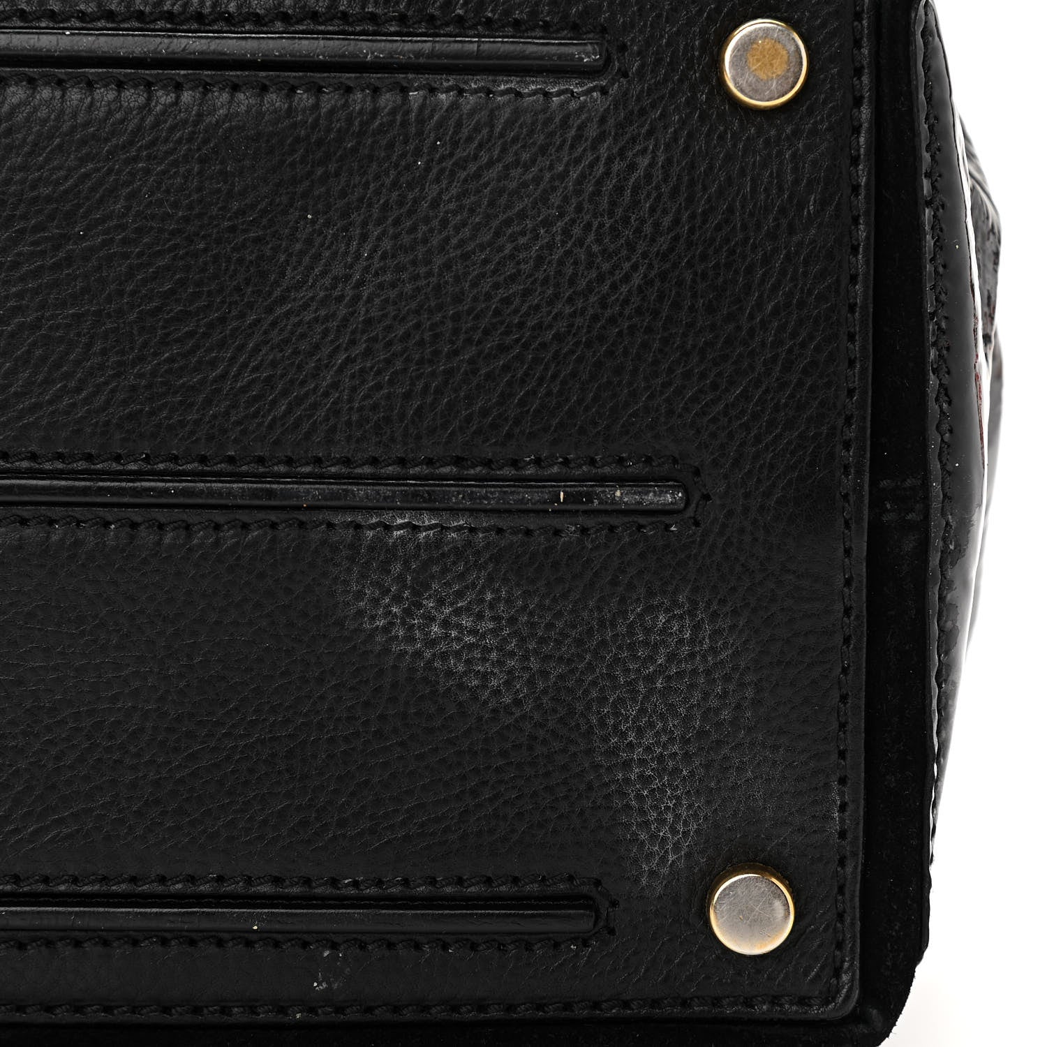 Saint Laurent Pony Hair Patent Medium Muse Two Black 12 of 15