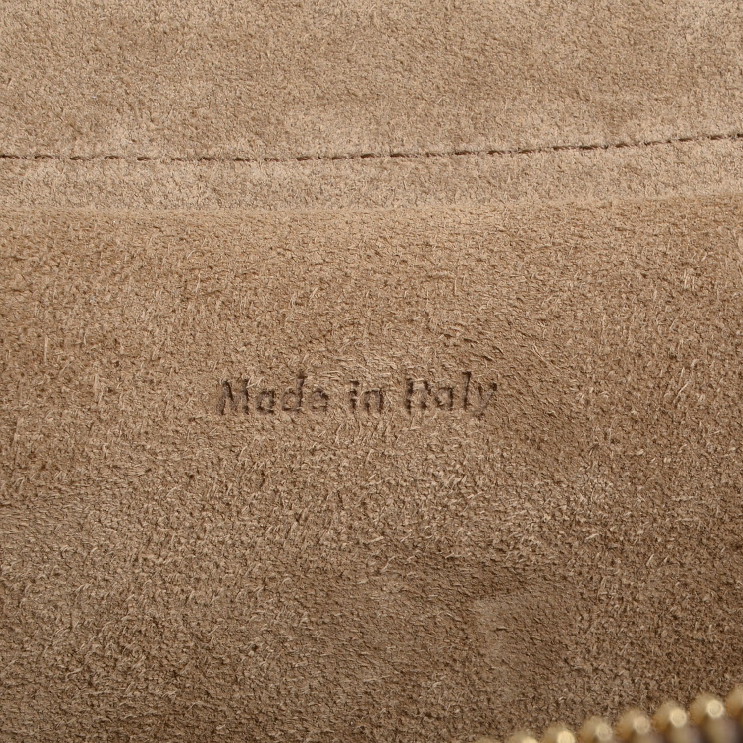 Celine Drummed Calfskin Mini Belt Bag Dune 6 of 8