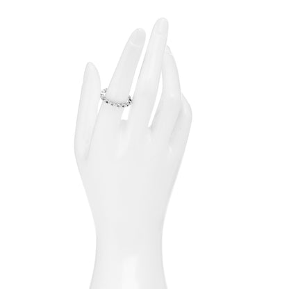Tiffany 18K White Gold Diamond Paloma Picasso Graffiti Narrow Love and Kisses Ring 56 7.5 2 of 4