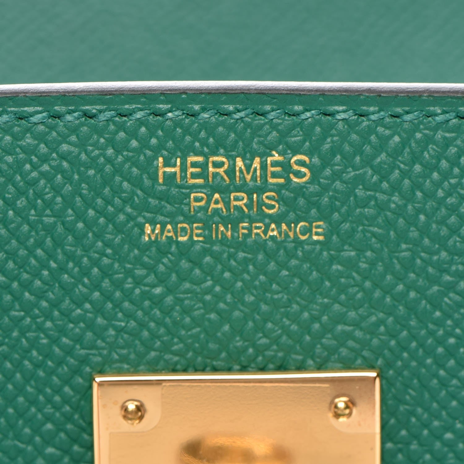 Hermes Epsom Birkin 30 Vert Vertigo 18 of 32