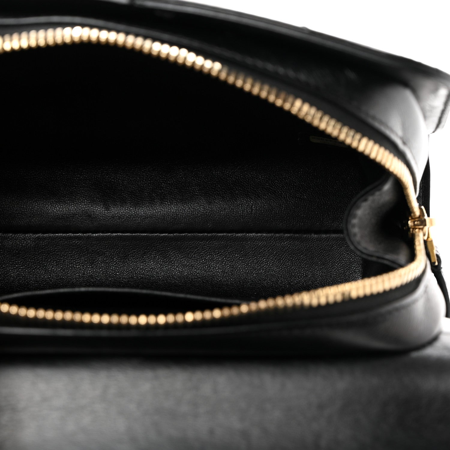 Chanel Calfskin Chevron Quilted Medal Flap Black 5 of 11